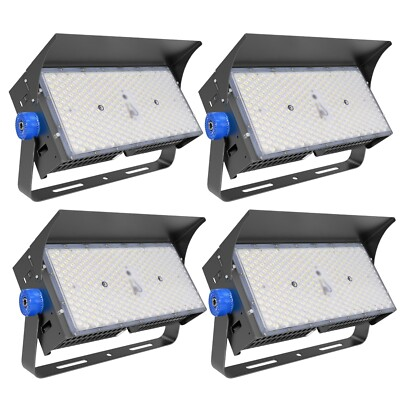 #ad LED Stadium Flood Light Outdoor 1000W Equivalent LED Arena Backyard Lights 4 PCS $381.50