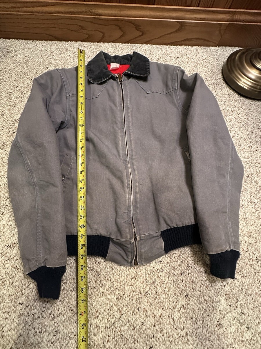 ホーンガーメント ジャケット グレー 46 Rare Vintage Blue Carhartt jacket Jq168 Size Medium See Pics For