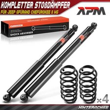 4x Komplett Stoßdämpfer Federbein Satz Hinterachse für Jeep Grand Cherokee II WG