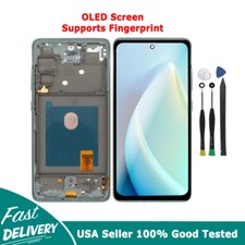 OLED Touch Screen For Samsung S20 FE 5G G781 G781U G781B LCD Display Frame Green