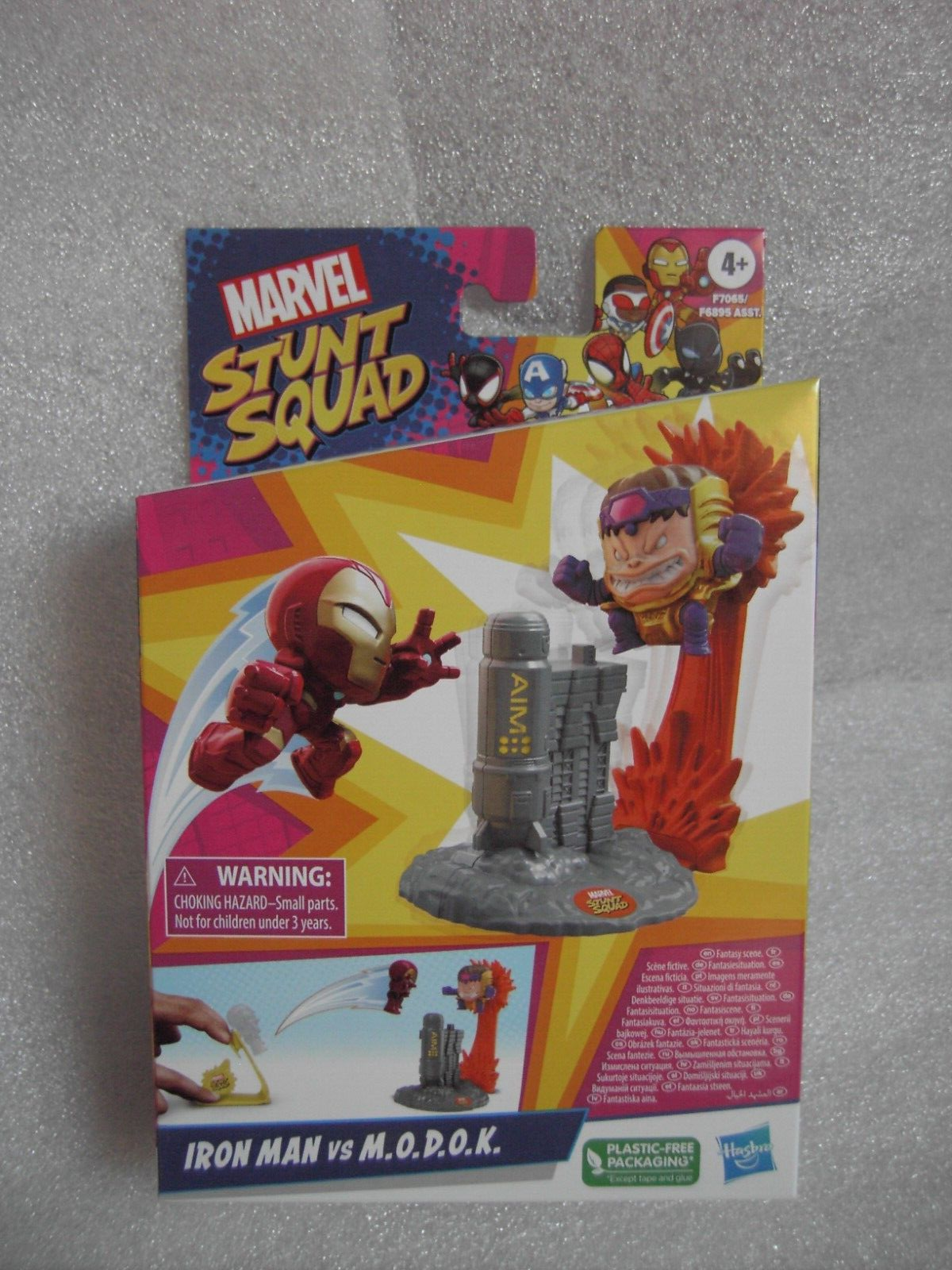 HASBRO MARVEL STUNT SQUAD IRON MAN VS M.O.D.O.K.