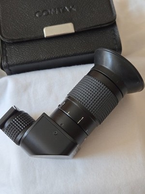 Orig. Contax Kyocera F-2N Right Angle Finder N Magnifier for RX RTS II AX w/Case