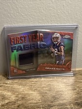 2024 Topps Chrome First Year Fabric#FYF-DM Drake Maye 