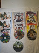 Nin/Wii (4) Four Lot Bundle: TopSpin Call Of Duty, Guitar Hero,NCAA Football 