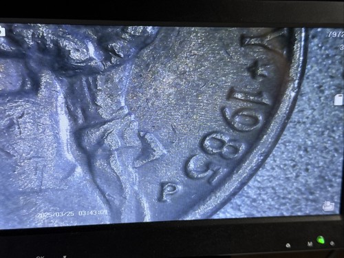 1985 P Jefferson Nickel Error Double Monticello - Picture 3 of 12
