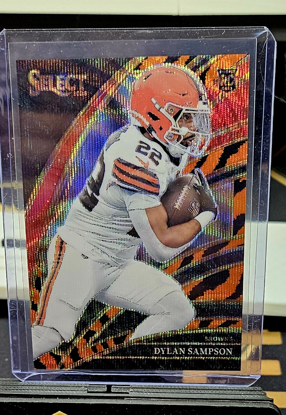 2025 Select FOTL  🔥 Dylan Sampson TIGER PRIZM SSP Rookie Club Case Hit Browns