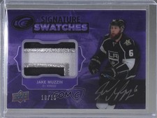 2017 Upper Deck Ice Signature Swatches Purple 10/15 Jake Muzzin Patch Auto 0c3