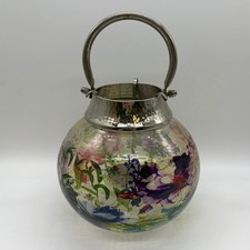 Marks & Spencer Floral Glas & Metall Garten Kugel Windlicht Kerze Teelichthalter