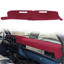 Dash Cover Custom Fit for 1981-1991 Chevy Chevrolet C/K/R/V 1981-1991 Maroon