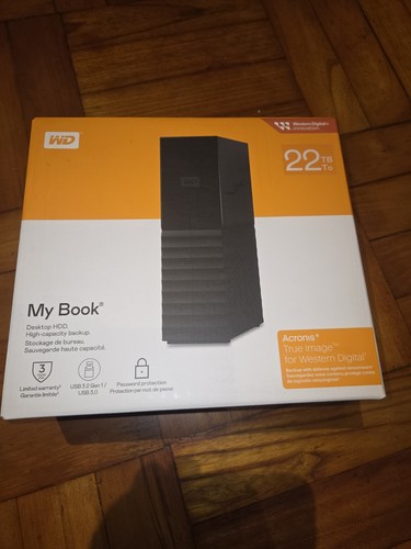 Disque dur externe WD 22TB My Book Desktop USB 3.0 disque dur externe avec mot de passe - Photo 6/10