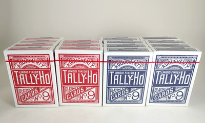 15 A Dougherty Tally-Ho Playing Cards No. 9 Thin Crushed - Mixed Colors & Design