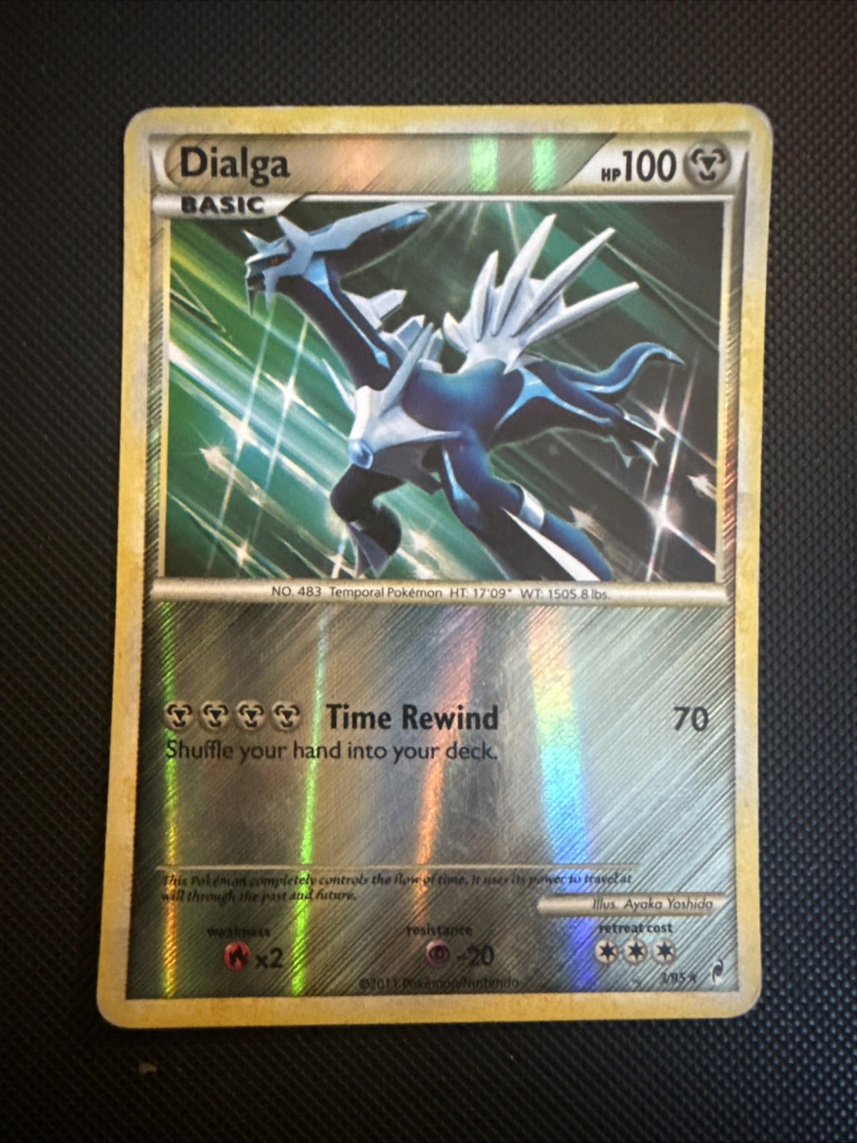 Dialga 3/95 Call of Legends Reverse Holo Rare Pokemon Card