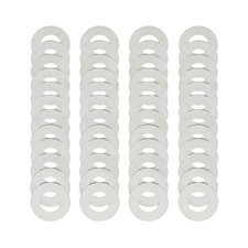 Compatible M8 16MM Steel Shim Washer Set 48Pcs Precision Thin Shim/Flat