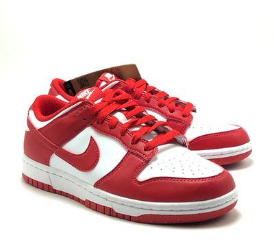 NEW* Women Nike Dunk Low Next Nature White/University Red (DD1873