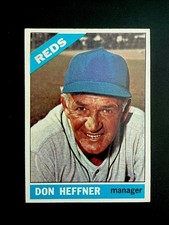 1966 Topps Baseball #269 Don Heffner MG (Reds) NM