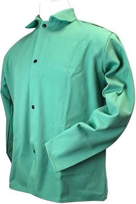 Westex Proban FR-7A Flame Resistant Welding Shirt Green Shacket Snaps Medium