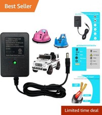 Certified 12V Battery Charger for Kids Ride-On Toys with Safety Features