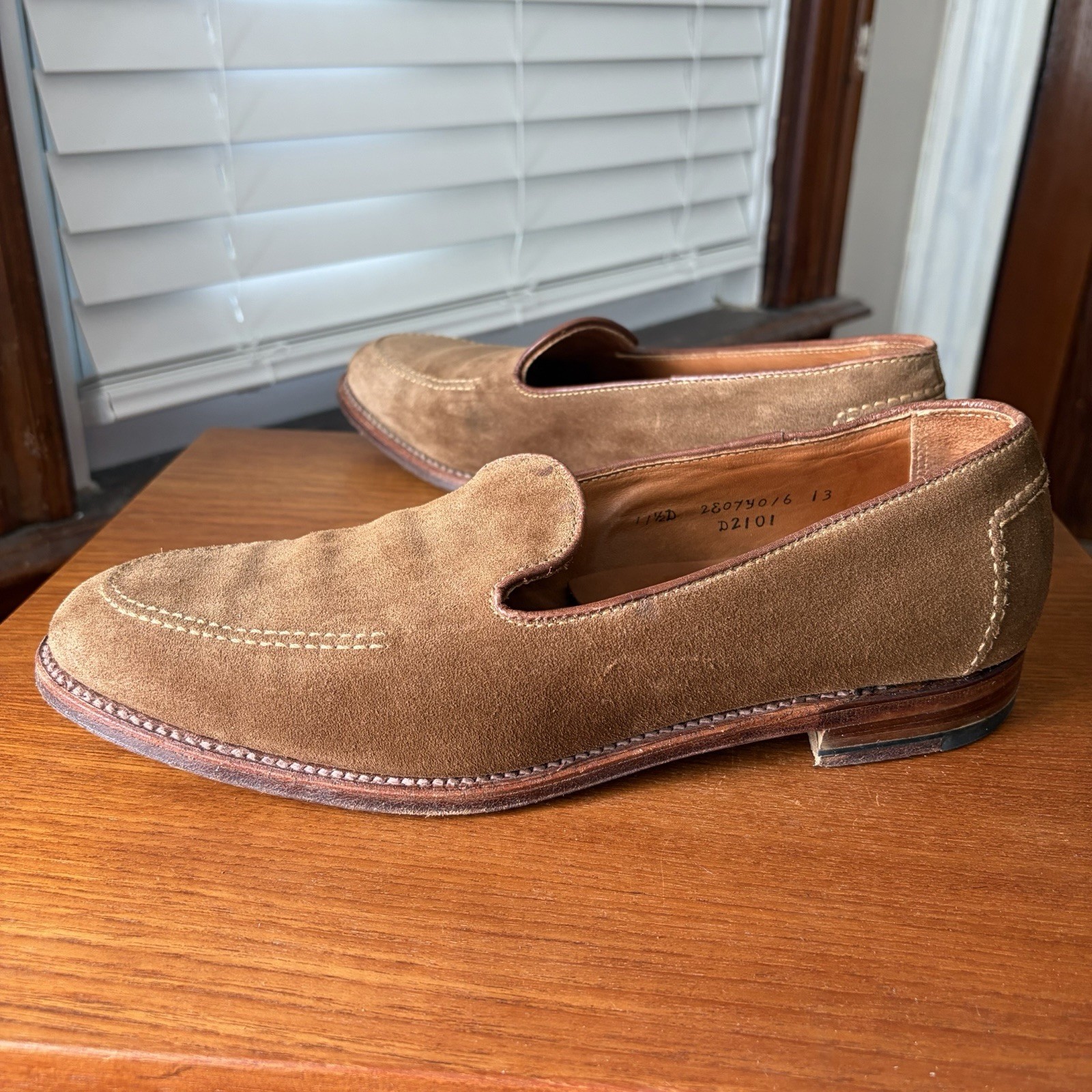 Alden D2101 Snuff Suede Slip-On Loafer