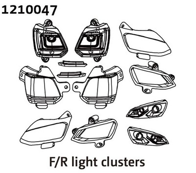 ABSIMA F/R Light Set / 1210047