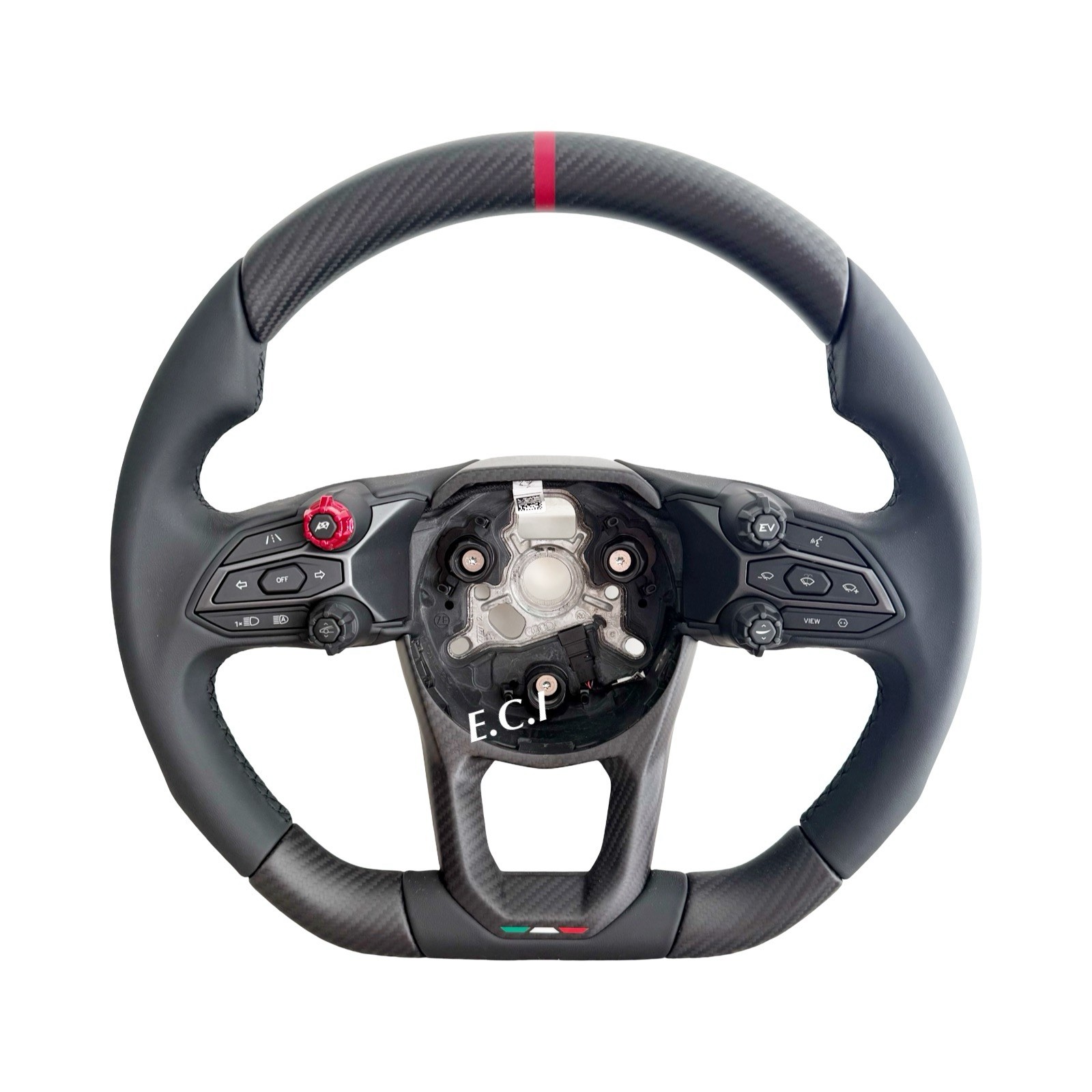 GENUINE LAMBORGHINI Revuelto Temerario SPORT CARBON FIBER STEERING WHEEL BLACK