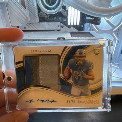 Panini 2023 Immaculate Sam LaPorta Lions #PP-SLA RC Auto Patch /99