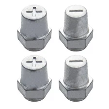 Female Lead Battery Terminal Post Adapter 4 Pack 5/16-18 Thread Charging