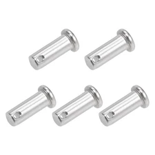 Single Hole Clevis Pins 10mm x 25mm Stainless Steel Link Hinge Pin 5 Sets