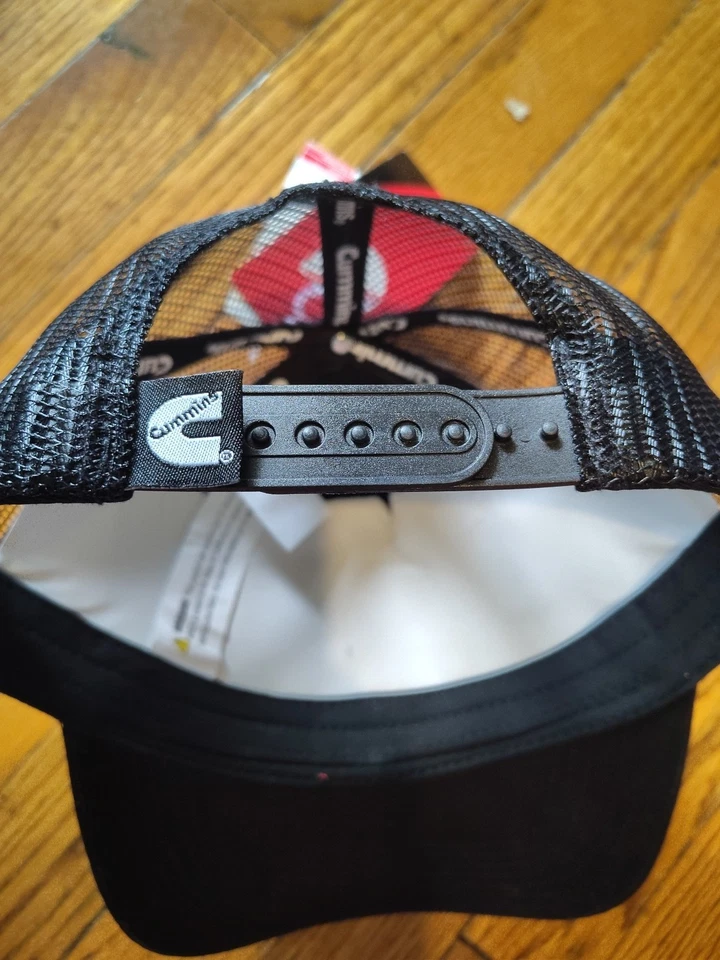 MENS CUMMINS TURBO DIESEL METAL EMBLEM BLACK SNAPBACK HAT OSFM - Изображение 4 из 4