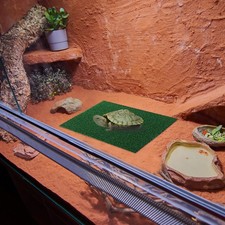 Artificial Turf Grass Rug Reptile Accessories Fish Tank Decorations