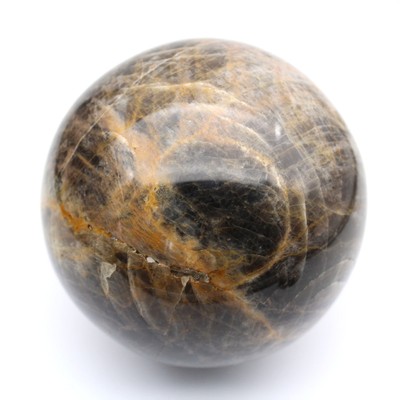 Black moonstone sphere 1950gr 110mm Madagascar