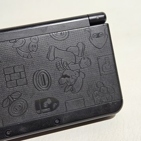 Nintendo "New" 3DS Super Mario Black Friday Edition Console System Tested Works