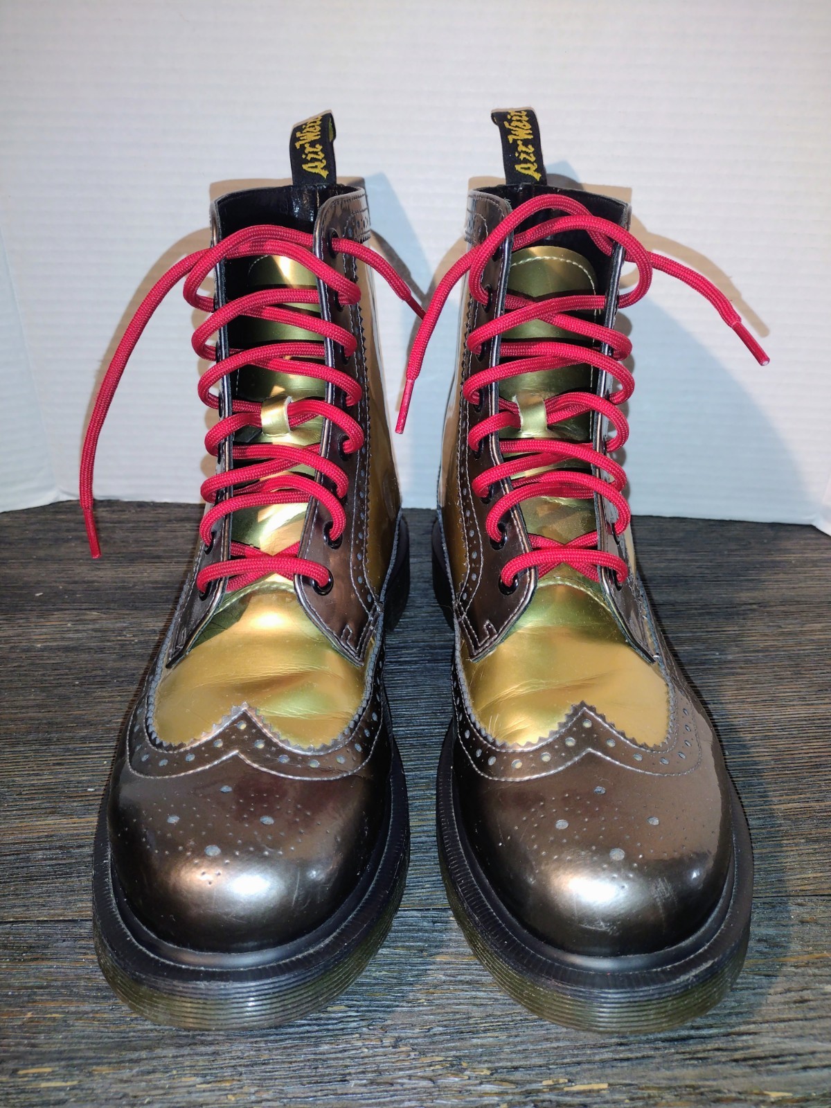 Doc Martens Air Wair Combat Boots Harrie Style AW004 Women's Size 9 image 4