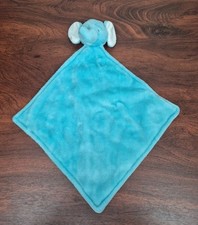 Carter's Blue White Elephant Lovey 2016