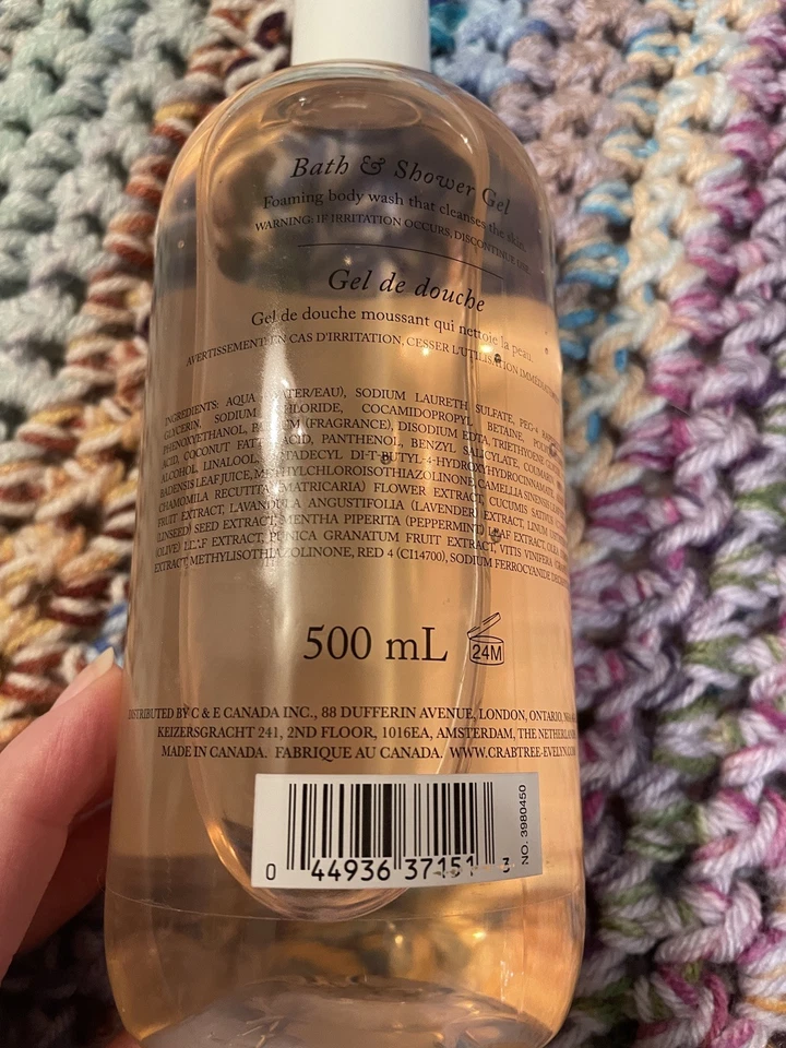 Crabtree & Evelyn SWEET ALMOND OIL Bath & Shower Gel 16.9 oz  - Image 2 of 4