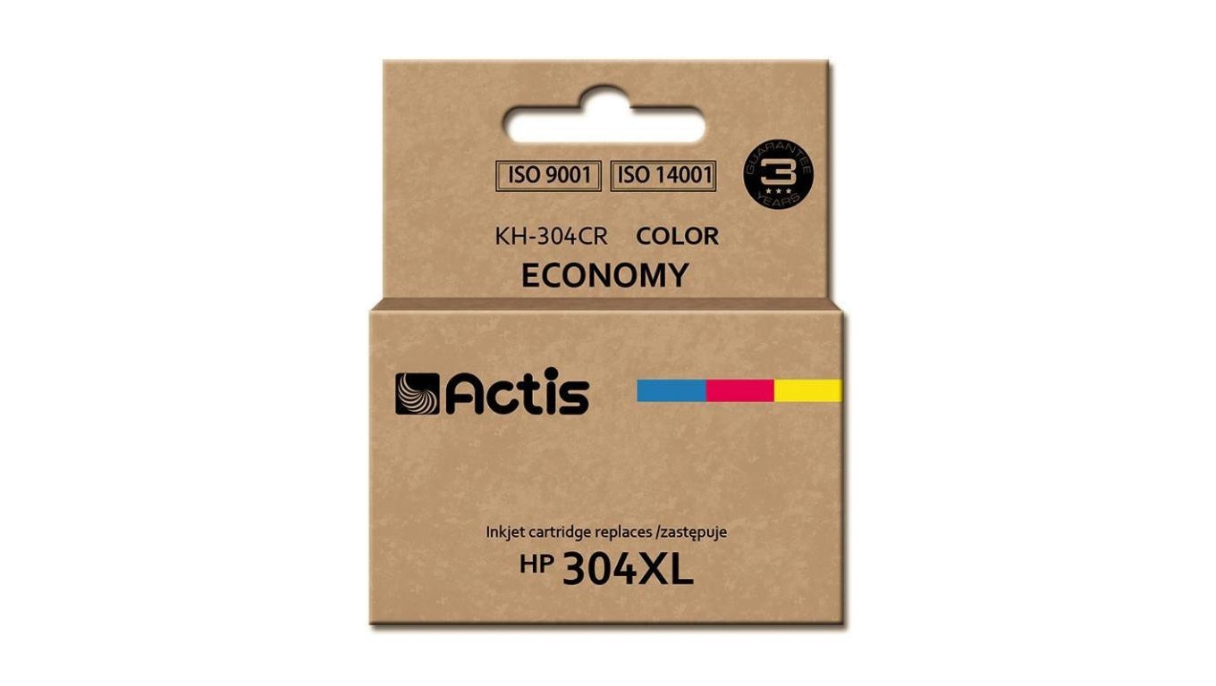 Tusz ACTIS KH-304CR заменитель HP 304XL N9K07AE Премиум цвета 18 мл 6190₽