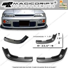 Universal Fit Front Bumper Lip Aprons Side Winglets Canards Flipper Splitters Pu Universal Fit Front Bumper Lip Aprons Side Winglets Canards Flipper Splitters Pu