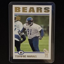 Topps 2004 Tommie Harris Rookie #357 Chicago Bears NFL Football Card. rookie card picture