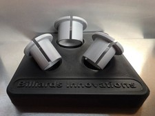 Tapered Pool Cue Butt Collet Set With Case 3 Piece Set 