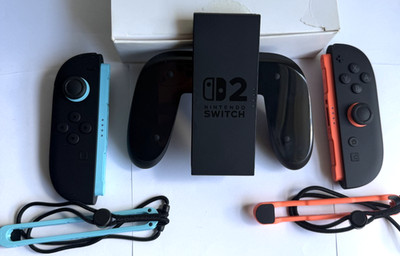 Nintendo Switch 2 Joy Con Controllers Joy Con Grip Straps OEM Tested