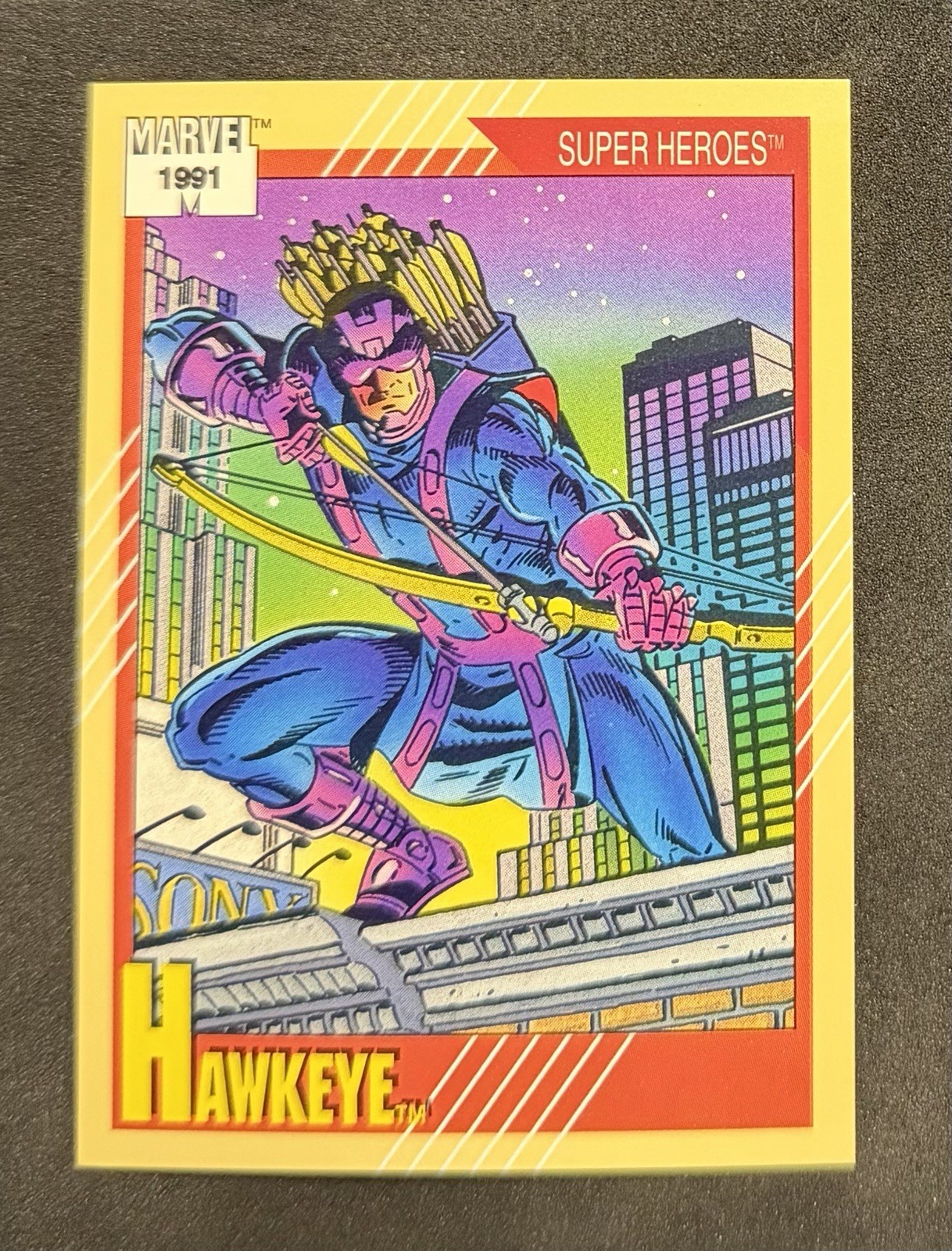 1991 Marvel Universe Series 2 - Hawkeye #20