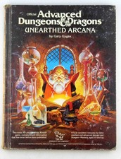 Official Advanced Dungeons and Dragons, Unearthed Arcana Gary Gygax  Wizards of