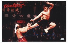 Bolo Yeung Signed 12x18 Bloodsport Movie Poster Exact Photo Proof ACOA