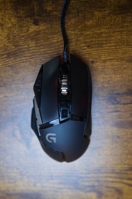 Logitech G502 Wired Optical Gaming Mouse Black Programmable 11 Buttons Ergonomic