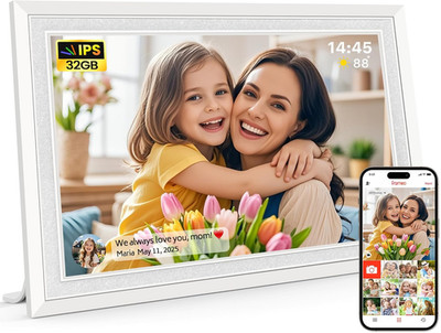 Frameo 10.1'' Digital Picture Frame, Smart Wifi Digital Photo Frame with 1280X800