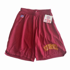 Russell Athletic USC Trojans Basketball Shorts Size Medium VINTAGE USA MADE NOS