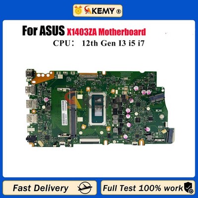 X1403ZA Laptop Motherboard For ASUS X1403Z Mainboard W/ 12th Gen I3 i5 i7