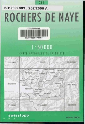 Rochers de Naye. Carte Nationale de la Suisse. Scale: 1:50000. 4167319