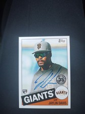 2020 Topps - 1985 Topps Baseball Autographs Series 2 Jaylin Davis #85A-JDA (AU,