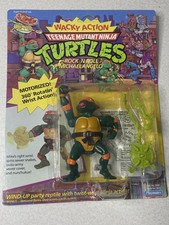 1989 Playmates Teenage Mutant Ninja Turtles Rock N Roll Michaelangelo NEW SEALED
