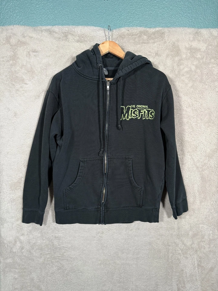 Sudadera con Capucha The Original Misfits Tour Exclusiva Cremallera Completa Glenn Danzig Grande Punk Foto 2 de 4